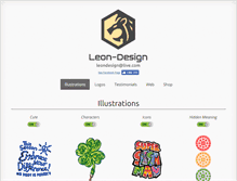 Tablet Screenshot of leon-design.net